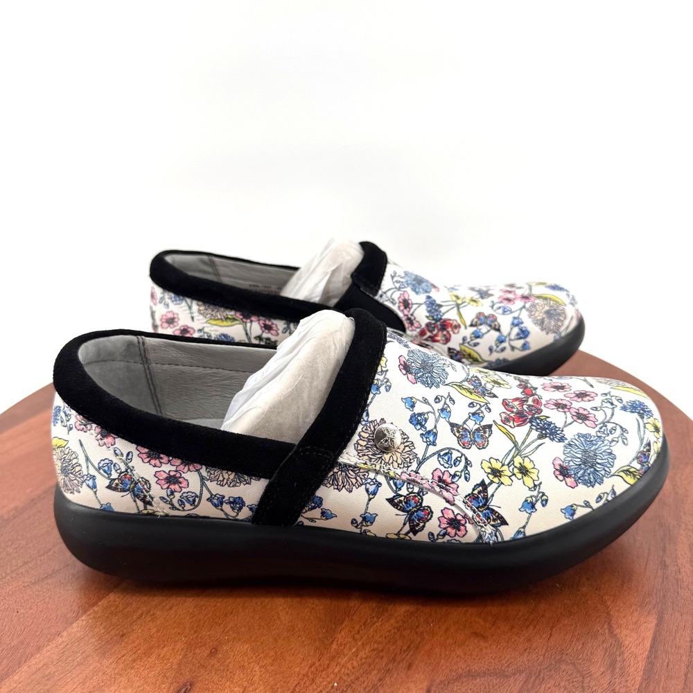 Alegria Emry Loafer Fine & Dandy Floral Leather Slip-On Women EU 40 US 9.5-10
